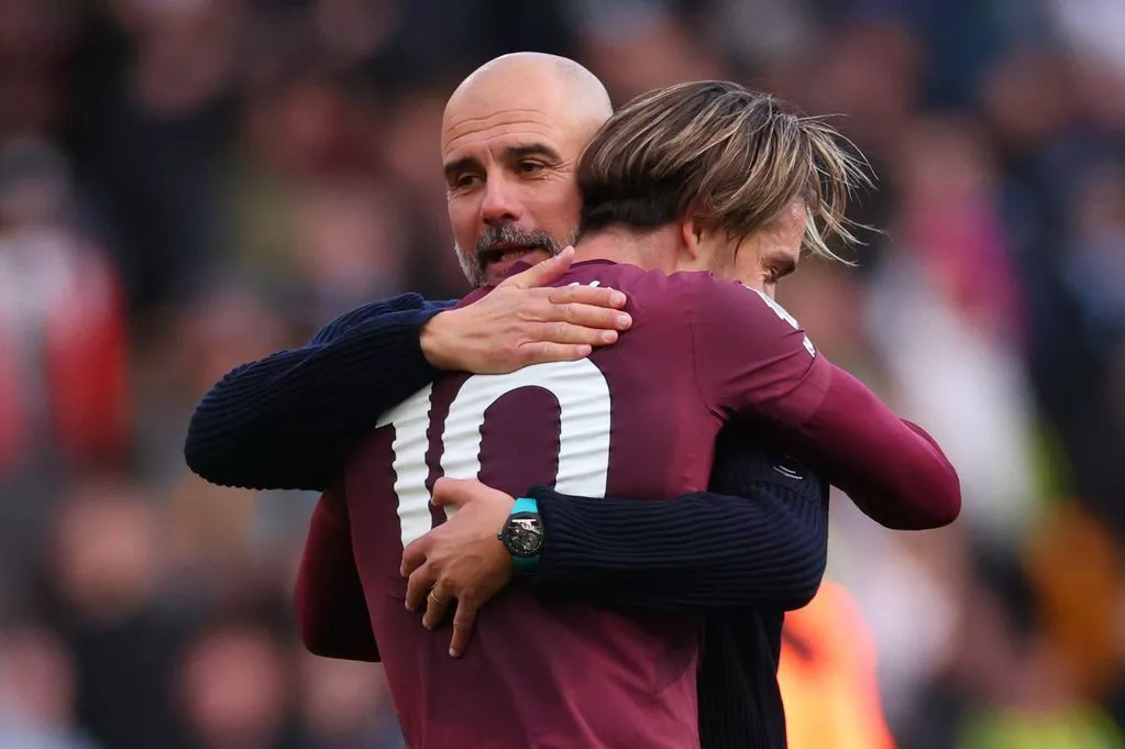Pep Guardiola Perjumpaan dengan Jack Grealish temp